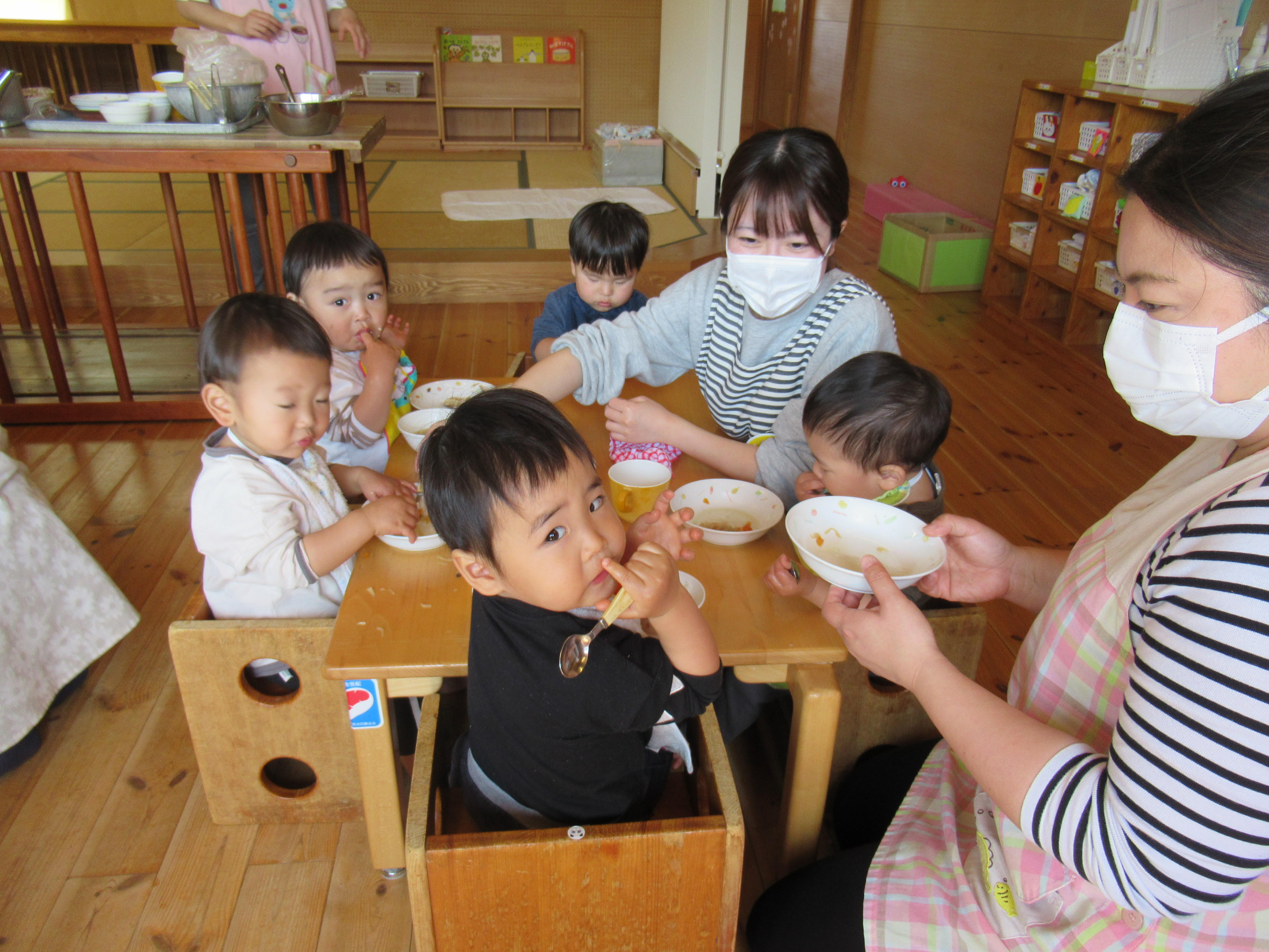 4月1日　進級した子どもたちの様子